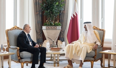 HH the Amir Grants Al Wajbah Decoration to Ambassador of Bulgaria